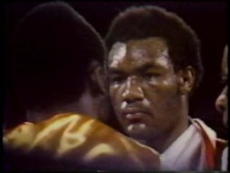 Foreman Frazier Staredown