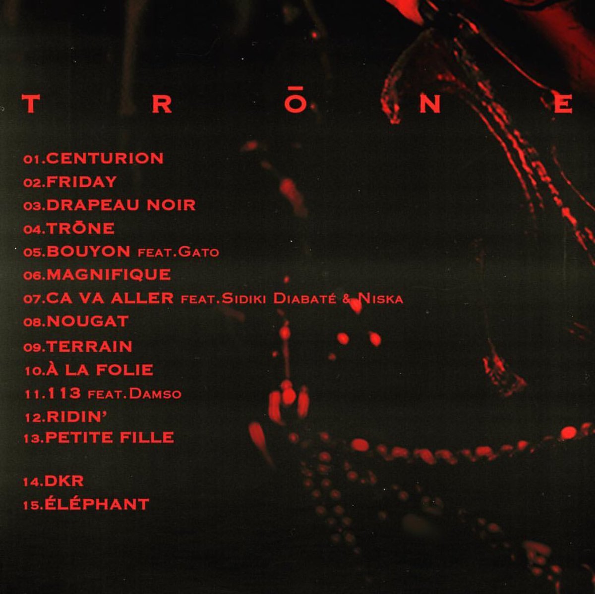 Bobba Trone tracklist