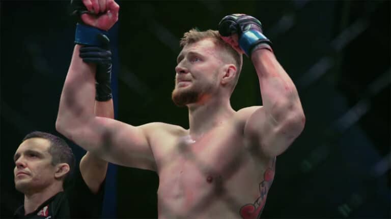 Alexander Volkov Celebration UFC
