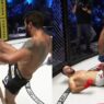 énorme KO front kick