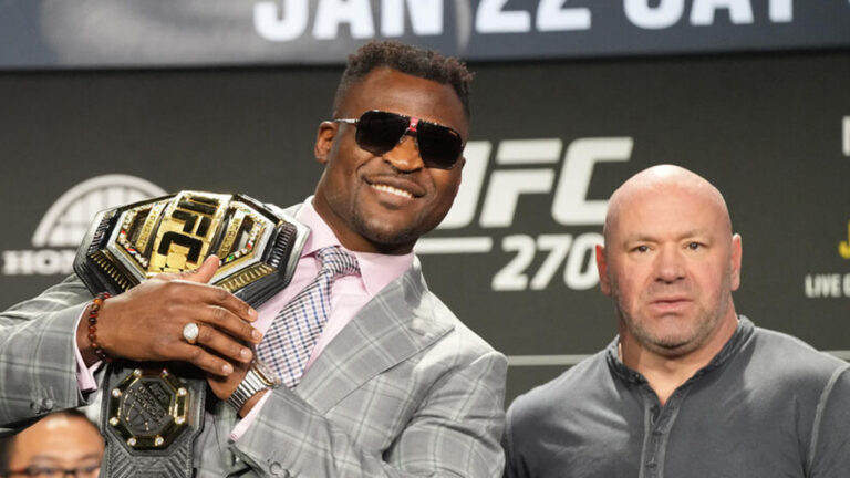 Francis ngannou Dana white