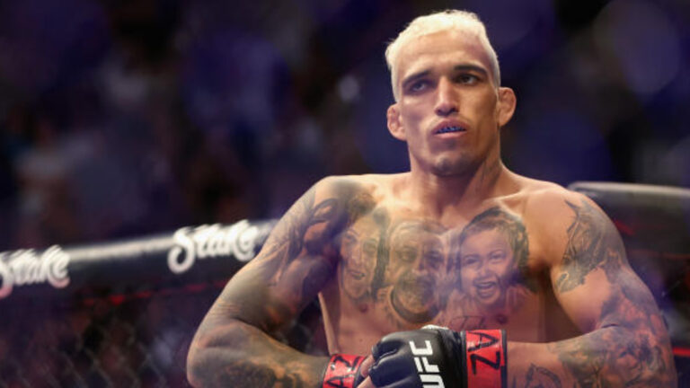 charles oliveira répond aux provocations de Nate Diaz
