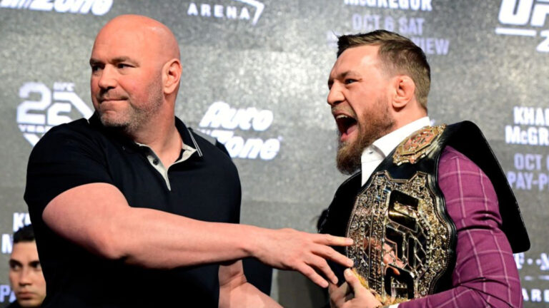 dana white réagit conor mcgregor