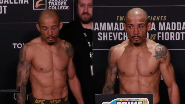 ufc 315 josé aldo pesée