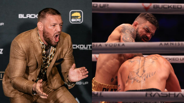 bkfc mike perry ko conor mcgregor