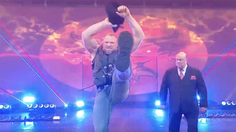 Gros moment de solitude pour Brock Lesnar