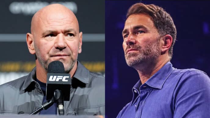dana white eddie hearn