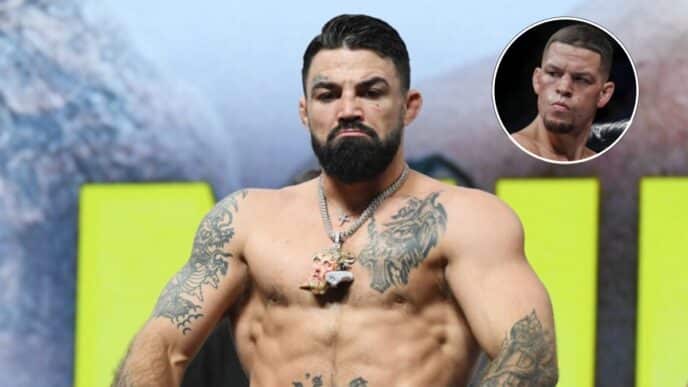 mike perry salaire record nate diaz