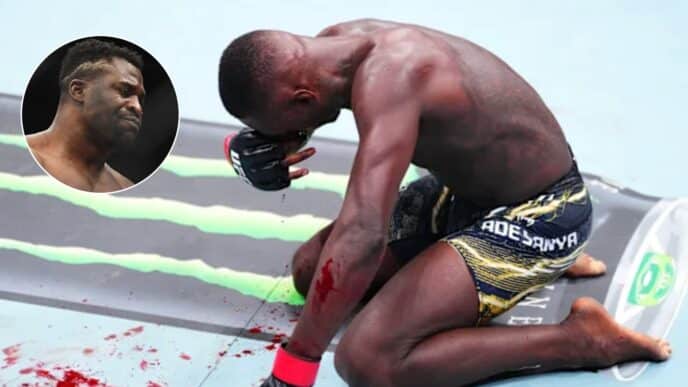 ngannou reagit defaite adesanya