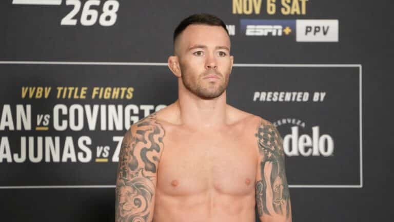 chute classement ufc colby covington