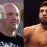 Dana White (président de l'UFC) et Arman Tsarukyan.