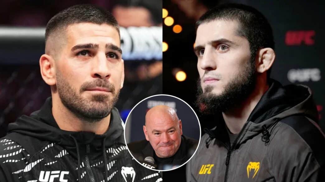 dana white defense topuria makhachev