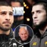 dana white defense topuria makhachev