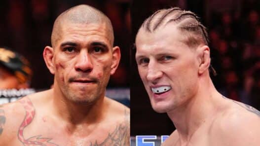 Alex Pereira (gauche) et Alexander Volkov (droite), athlètes UFC.