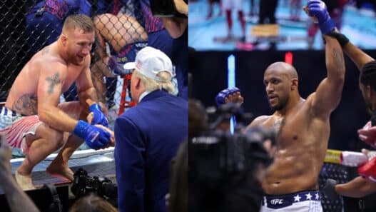 Justin Gaethje et Ciryl Gane repartent de l'UFC Maison Blanche avec le jackpot