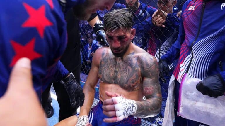 ilia topuria reagit terrible defaite gaethje