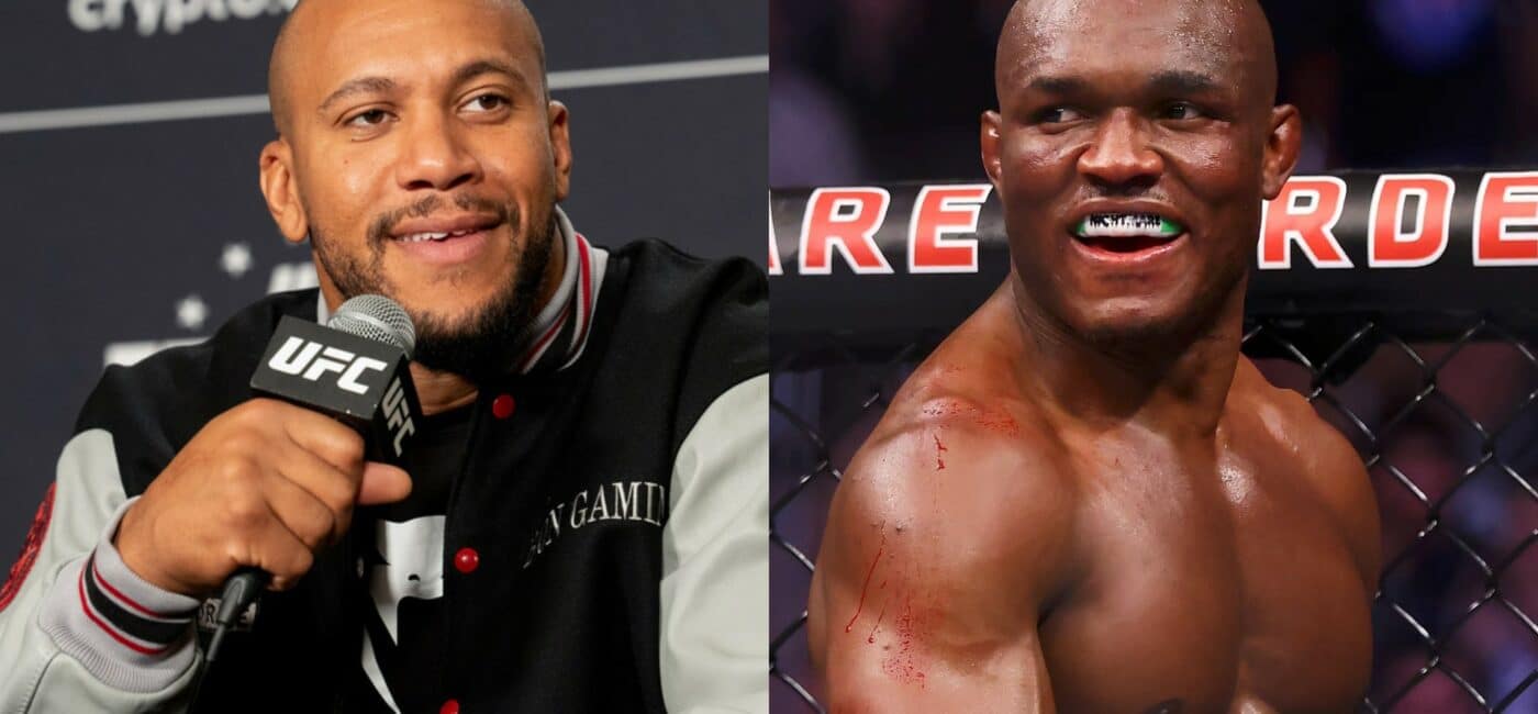 Kamaru Usman et Ciryl Gane à l'UFC.