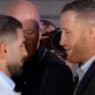 topuria bouscule gaethje face a face