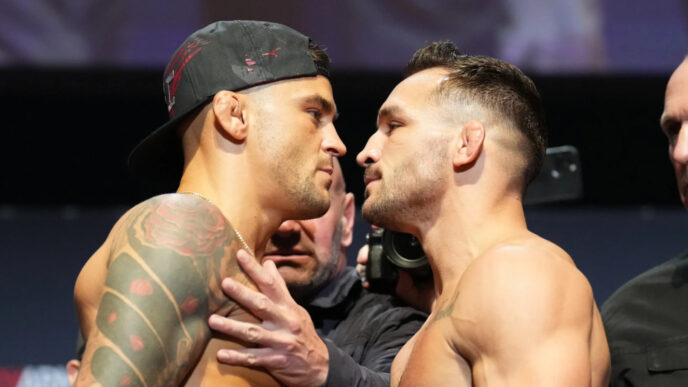 Dustin Poirier pousse Michael Chandler vers la retraite