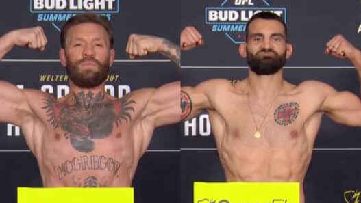 ufc 329 pesée