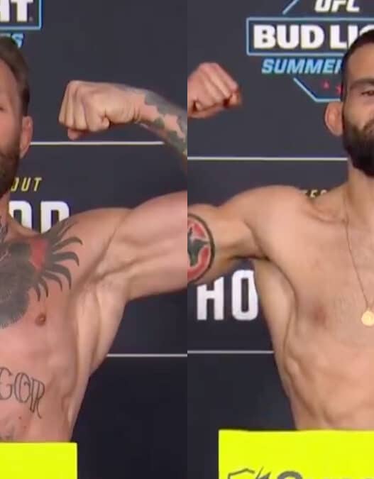 ufc 329 pesée
