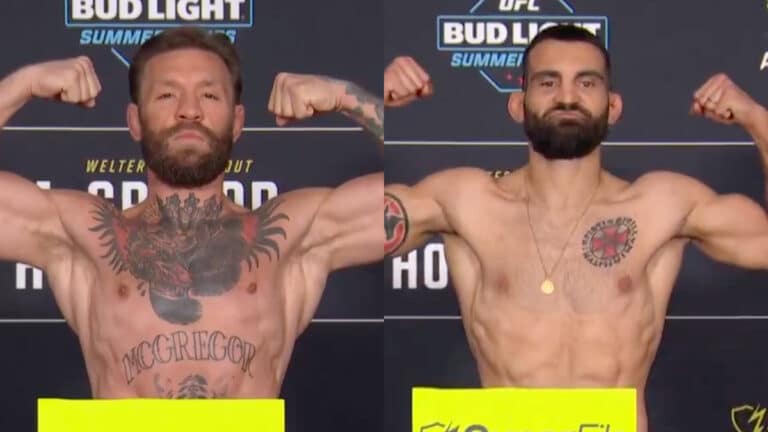ufc 329 pesée