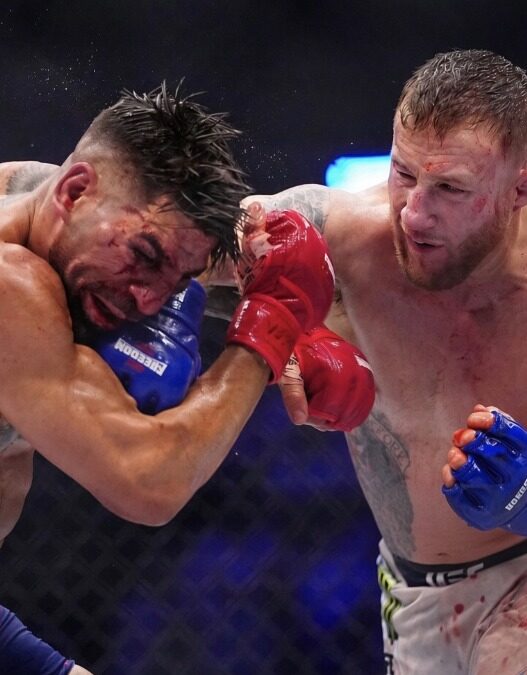 justin gaethje blessé ilia topuria