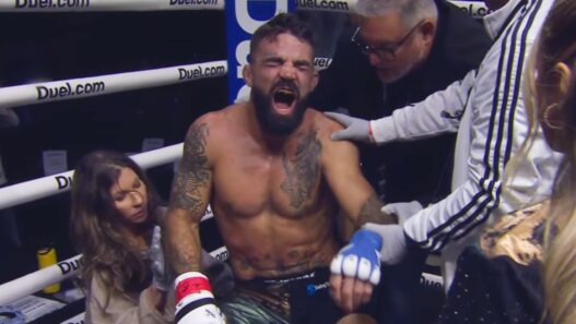 mike perry epaule disloquée tko premier round