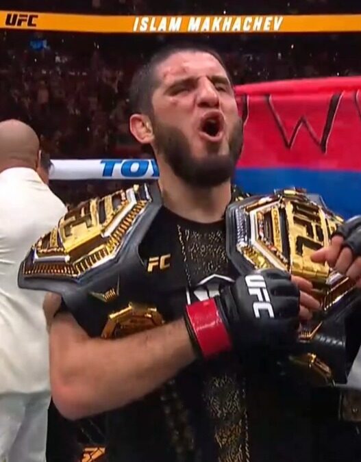ufc 330 makhachev ceinture sans briller ian garry