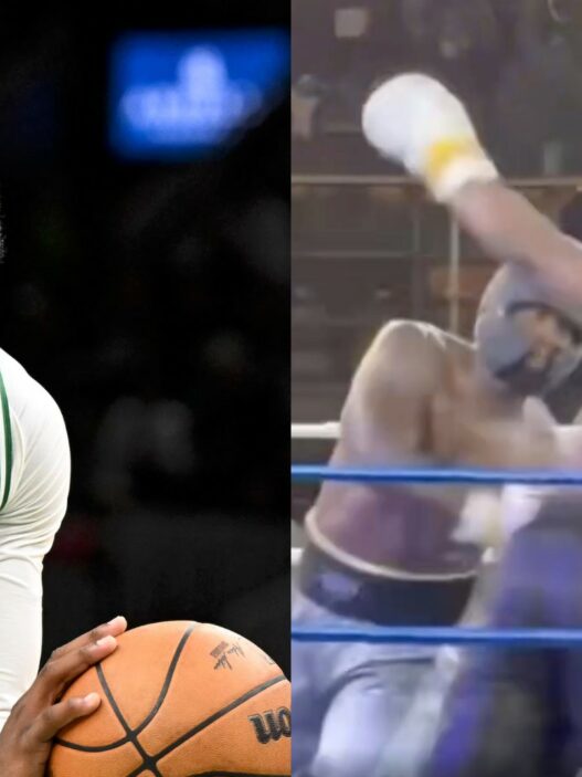 Jaylen Brown est monté sur le ring de boxe au Nigéria.