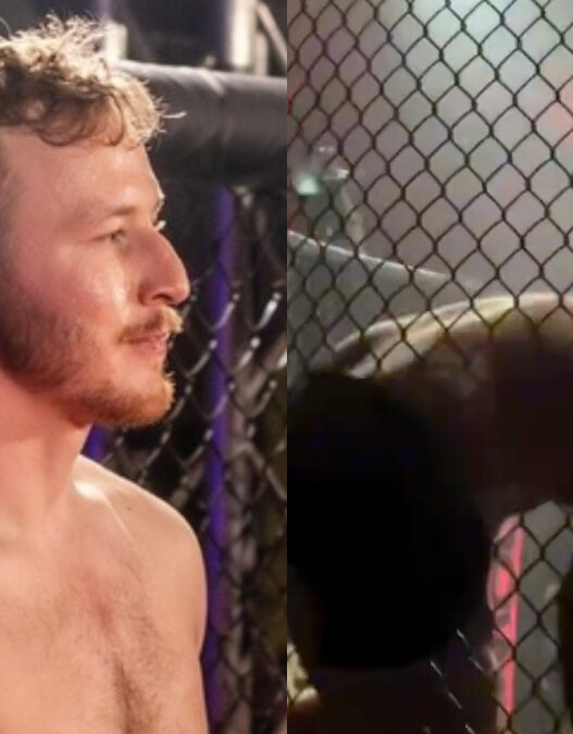 fils légende ufc éteindre cage KO michael bisping