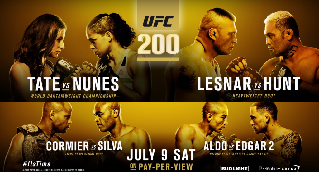 Preview UFC 200 Apocalypse Las Vegas