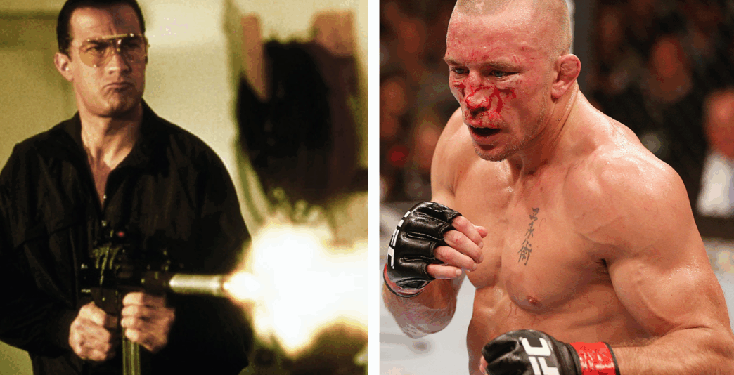 Georges Saint-Pierre se fait détruire par Steven Seagal (au cinéma)