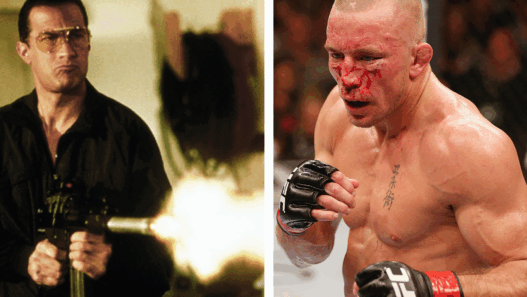 Georges Saint-Pierre se fait détruire par Steven Seagal (au cinéma)