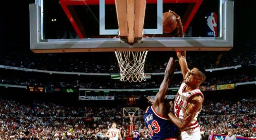 Quand Scottie Pippen posait un dunk monstrueux sur Patrick Ewing