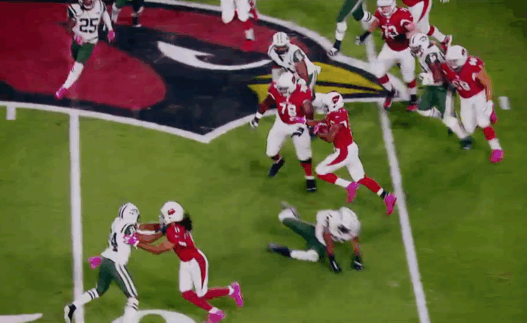 David Johnson humilie toute la d&eacute;fense des Jets et enterre Fitzpatrick