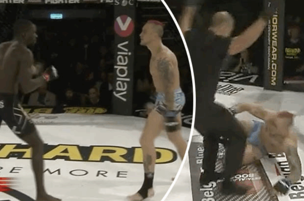 Il trashtalk son adversaire et se prend un énorme KO