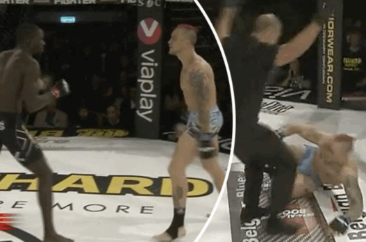 Il trashtalk son adversaire et se prend un énorme KO