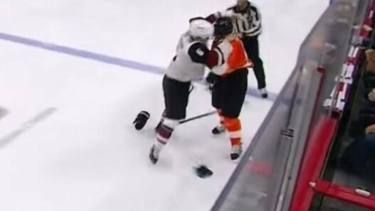 La magie de la NHL : un but et une baston au même moment