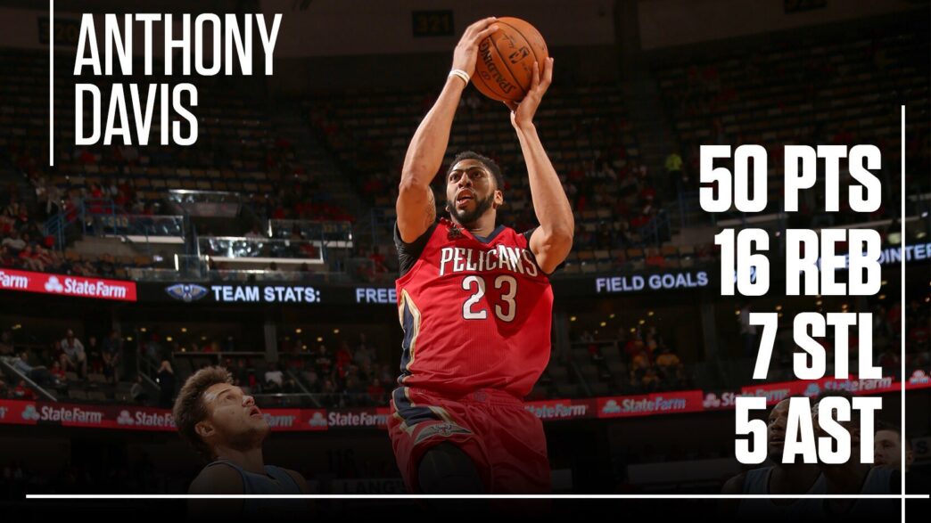 Le match historique d&rsquo;Anthony Davis contre les Nuggets