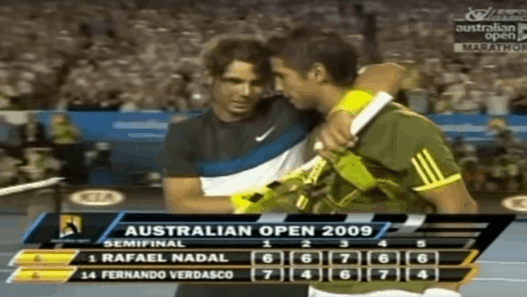 La Demi-Finale de l&rsquo;Open d&rsquo;Australie entre Nadal et Verdasco