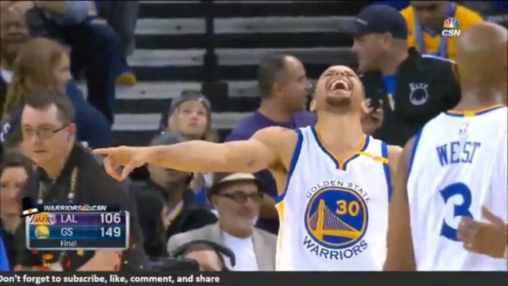 Les Golden State Warriors font de la bouillie de LA Lakers +43