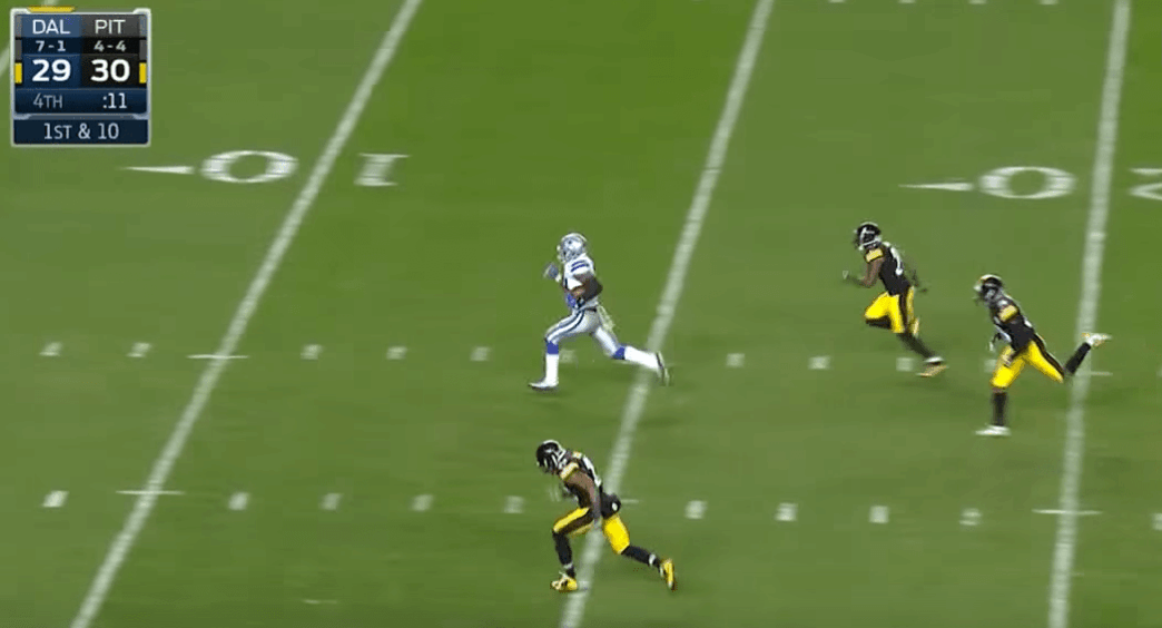 L’énorme touchdown d’Elliott pour sceller la victoire des Cowboys