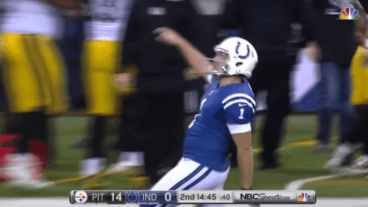 Pat McAfee fait une McGregor contre les Steelers