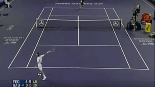 Quand Federer collait un 6-0, 6-0 contre Gaudio &agrave; la Masters Cup