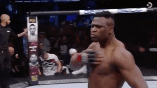 Francis Ngannou a roul&eacute; sur Anthony Hamilton en 2 minutes