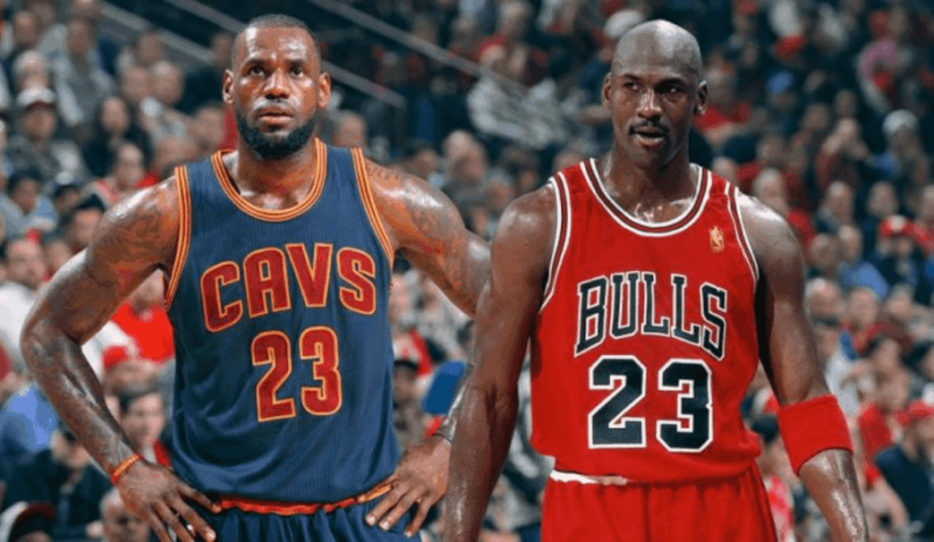 Michael Jordan vs. LeBron James 32 ans