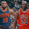 Michael Jordan vs. LeBron James 32 ans