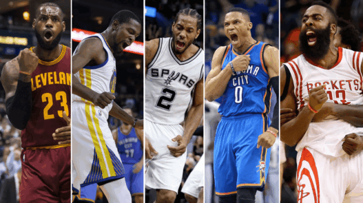 NBA pour le trophée MVP 2016-2017