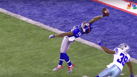 Quand Odell Beckham Jr. réussissait la réception du siècle et devenait une star